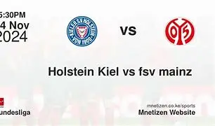 Image for Holstein Kiel vs Mainz 05 : Analyse du match et résumé complet