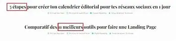 Image for Titre accrocheur et optimisé pour le SEO